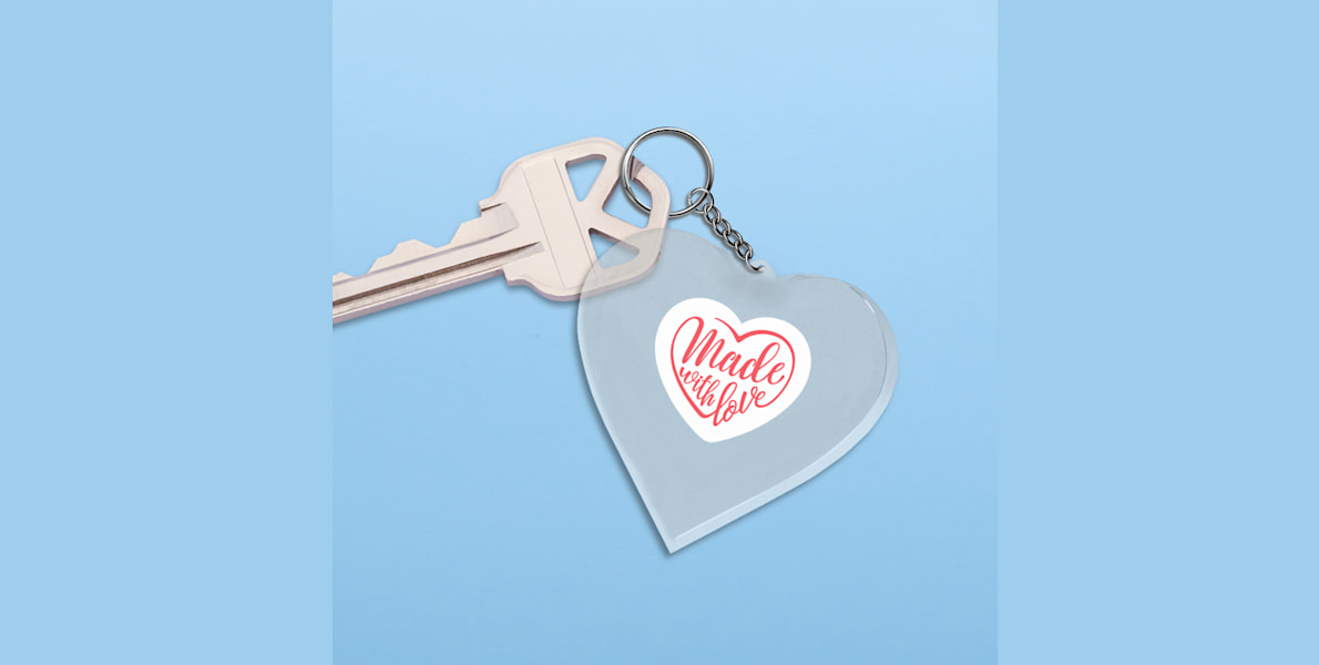 Personalised Acrylic Keychains VistaPrint